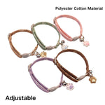 Pet Accessories Paw Pendant Bells Adjustable Cute Kitty Cat Collar - GreenFur