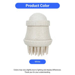 Pet Bath Brush with Soap Dispenser Eco Wheat Straw Grooming Tool - GreenFur
