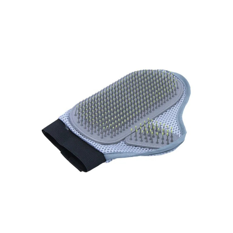 Pet Bath Glove Grooming Brush Needle Comb for Massage Bathing Shedding Control - GreenFur