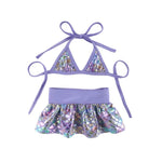 Pet Bikini Swimsuit Fish Scale Pattern Dog Bathing Suit - GreenFur