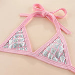 Pet Bikini Swimsuit Fish Scale Pattern Dog Bathing Suit - GreenFur