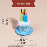 Pet Birthday Hat for Dogs and Cats Party Celebration - GreenFur