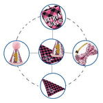Pet Birthday Party Set with Dog Bandana Hat and Bowtie - GreenFur