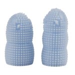 Pet Care Tool Silicone Two Finger Toothbrush for Dogs and Cats - GreenFur