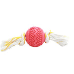 Pet Chew Toy Ball Dog Teeth Cleaning Cotton Rope Toy - GreenFur