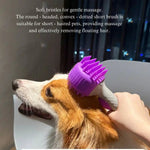 Pet Comb Double Sided Dog Massage Bath Brush Pet Bath Brush - GreenFur