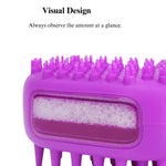 Pet Comb Double Sided Dog Massage Bath Brush Pet Bath Brush - GreenFur