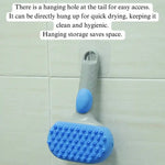 Pet Comb Double Sided Dog Massage Bath Brush Pet Bath Brush - GreenFur