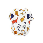 Pet Comfort Summer Clothes Animal Print Cute Dog T-shirt - GreenFur