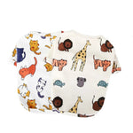 Pet Comfort Summer Clothes Animal Print Cute Dog T-shirt - GreenFur