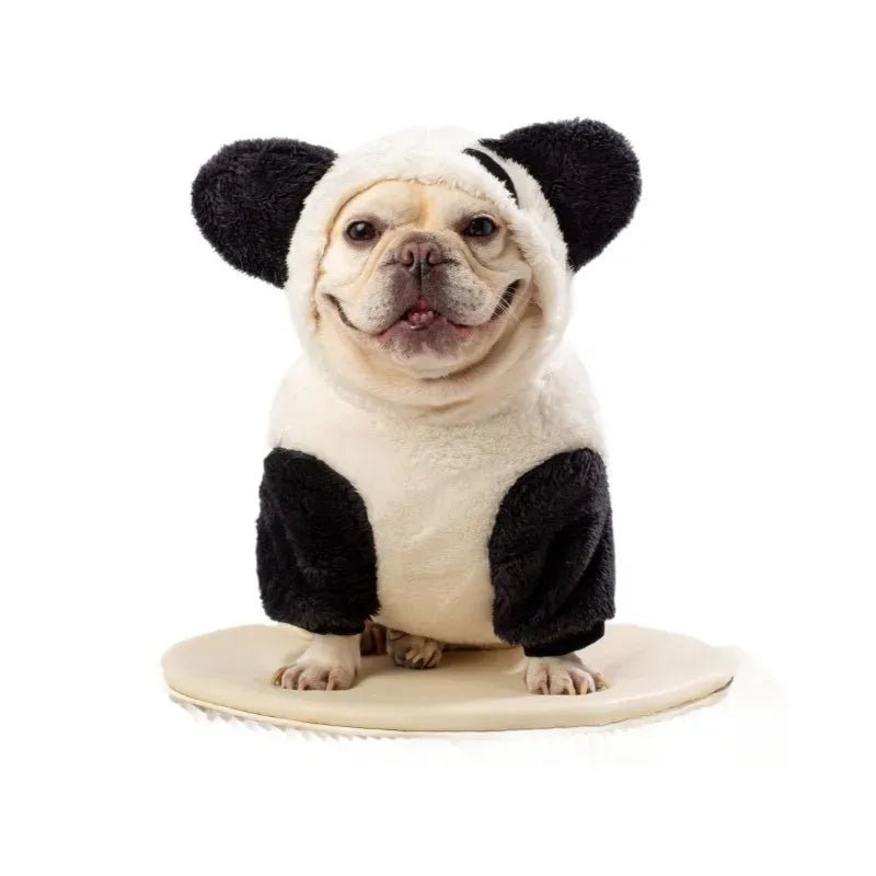Pet Cosplay Costume Panda Dog Clothes Hoodie Pajamas - GreenFur