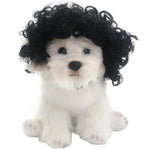 Pet Curly and Afro Wig Wig for Dogs Halloween Accessories - GreenFur