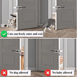 Pet Door Holder Latch Bright White Cat Door Holder Latch - GreenFur