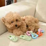 Pet Durable Teething Toy Heart - Shaped TPR Dog Chew Toy - GreenFur