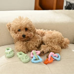 Pet Durable Teething Toy Heart - Shaped TPR Dog Chew Toy - GreenFur