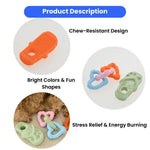 Pet Durable Teething Toy Heart - Shaped TPR Dog Chew Toy - GreenFur