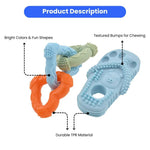 Pet Durable Teething Toy Heart - Shaped TPR Dog Chew Toy - GreenFur