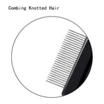 Pet Facial Eye Grooming Tool Gentle Round Tip Dog Comb - GreenFur