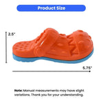 Pet Food Leakage Toys TPR Slippers Shape Chew Dog Treat Toys - GreenFur