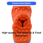 Pet Food Leakage Toys TPR Slippers Shape Chew Dog Treat Toys - GreenFur