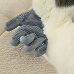 Pet Grooming Gloves for Cleaning Loose Hair and Dirt Removal - GreenFur