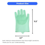 Pet Grooming Gloves for Cleaning Loose Hair and Dirt Removal - GreenFur