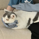 Pet Grooming Gloves for Cleaning Loose Hair and Dirt Removal - GreenFur