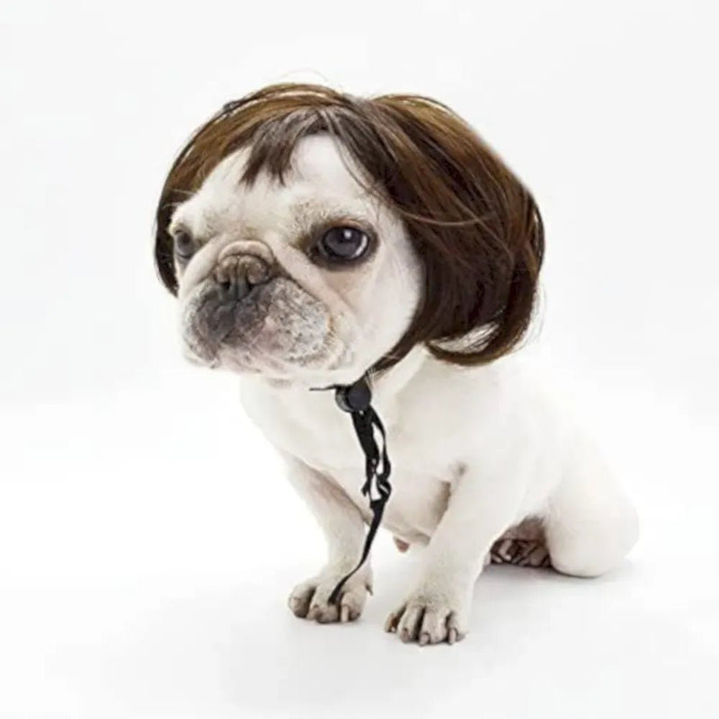 Pet Hair Accessories Funny Dog Cat Cosplay Pet Wigs - GreenFur