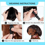 Pet Hair Accessories Funny Dog Cat Cosplay Pet Wigs - GreenFur