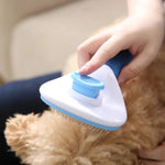 Pet Hair Remover Comb One - click Self Cleaning Pet Brush - GreenFur