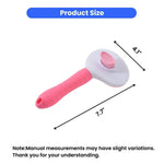 Pet Hair Remover Comb One - click Self Cleaning Pet Brush - GreenFur