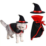 Pet Halloween Cloak Cosplay Vampire Cloak for Cats and Small Dogs - GreenFur