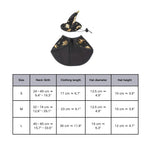 Pet Halloween Dress - Up Wizard Cloak and Hat for Cats and Dogs - GreenFur