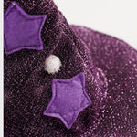 Pet Halloween Purple Cloak and Hat Costume Set - GreenFur