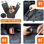 Pet Hammock Car Protector Dog Car Seat Cover for Back Seat - GreenFur