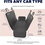 Pet Hammock Car Protector Dog Car Seat Cover for Back Seat - GreenFur