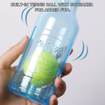 Pet Interactive Toy Squeaky Bottle Rubber Chew Teething Floating Ball - GreenFur