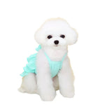 Pet Princess Dress With Layered Puffy Skirt And Candy Colors - GreenFur
