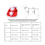 Pet Red Christmas Cape Cat Cloak Bell Hooded Puppy Winter Outfit - GreenFur