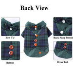 Pet Shirt Faux Two - Piece Dog Outfit for Parties - GreenFur