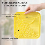 Pet Silicone Slow - Eating Mat With Suction Cups For Healthy Eating - GreenFur