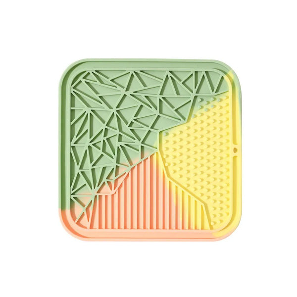 Pet Silicone Slow - Eating Mat With Suction Cups For Healthy Eating - GreenFur