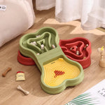 Pet Slow - feeding Bowl Dog Silicone Licking Mat Dog Bowl - GreenFur