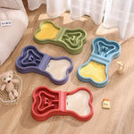 Pet Slow - feeding Bowl Dog Silicone Licking Mat Dog Bowl - GreenFur