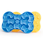 Pet Slow - feeding Plate Silicone Feeding Mat Silicone Bone - shaped Pet Slow - feeding Mat - GreenFur