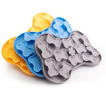 Pet Slow - feeding Plate Silicone Feeding Mat Silicone Bone - shaped Pet Slow - feeding Mat - GreenFur