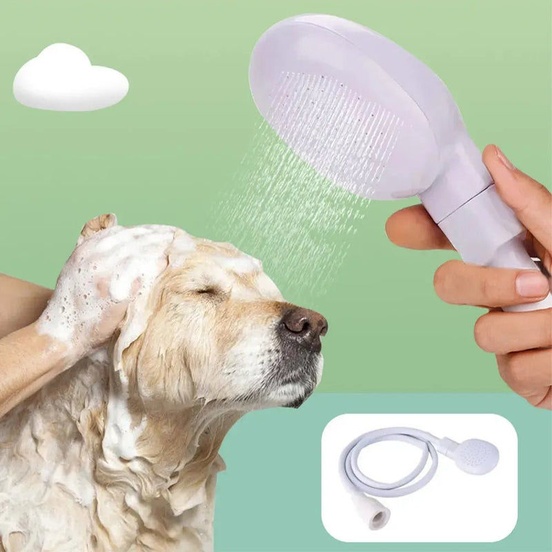 Pet Sprayer Attachment Flexible Hose Dog Bathing Hose Shower Set - GreenFur