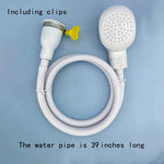 Pet Sprayer Attachment Flexible Hose Dog Bathing Hose Shower Set - GreenFur