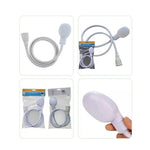 Pet Sprayer Attachment Flexible Hose Dog Bathing Hose Shower Set - GreenFur