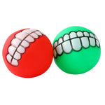 Pet Squeaky Vinyl Chew Toy Dog Ball Toy - GreenFur